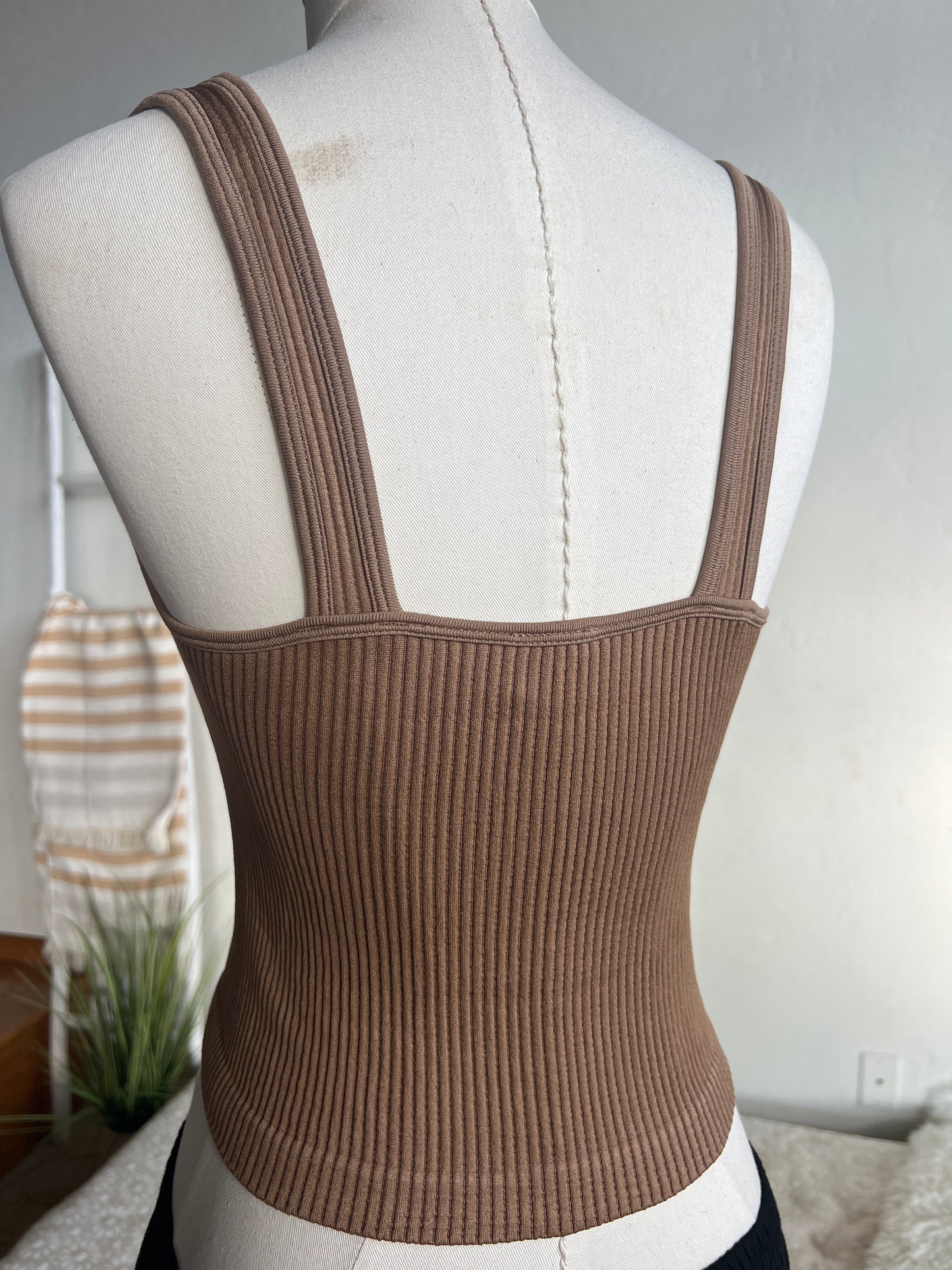 Emma Coconut Thick Rib Tank