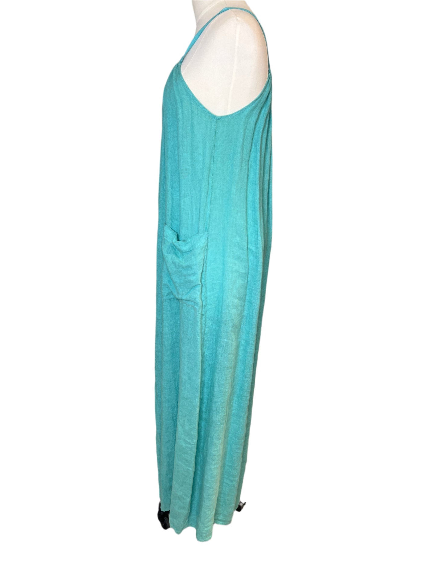 Jade 100% Linen Dress