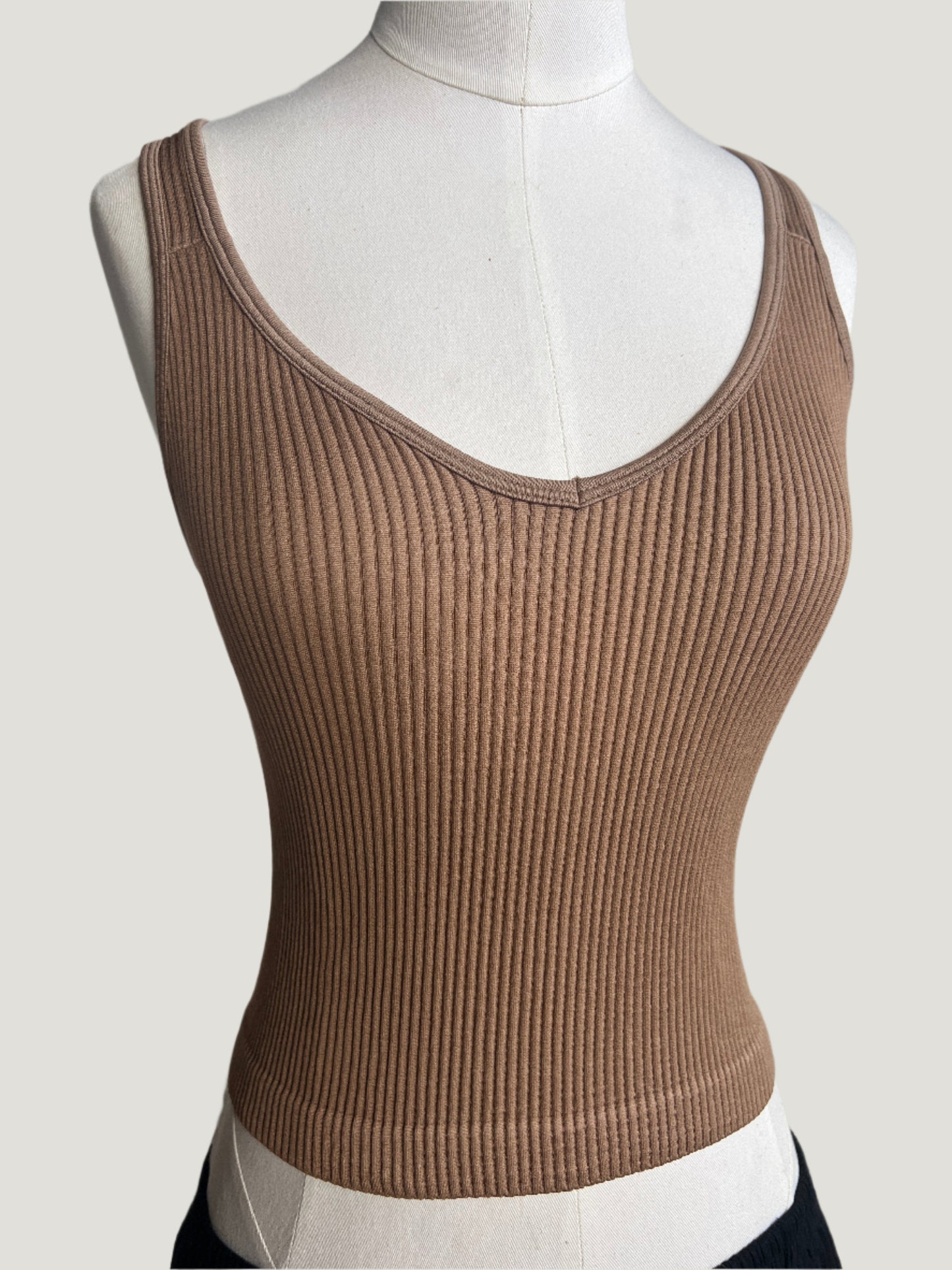 Emma Coconut Thick Rib Tank