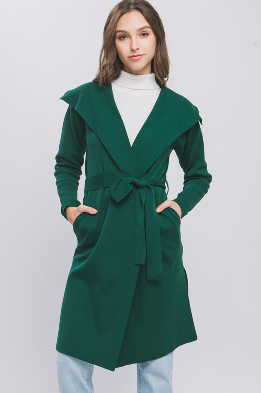 Hunter Green Royal Knit Coat
