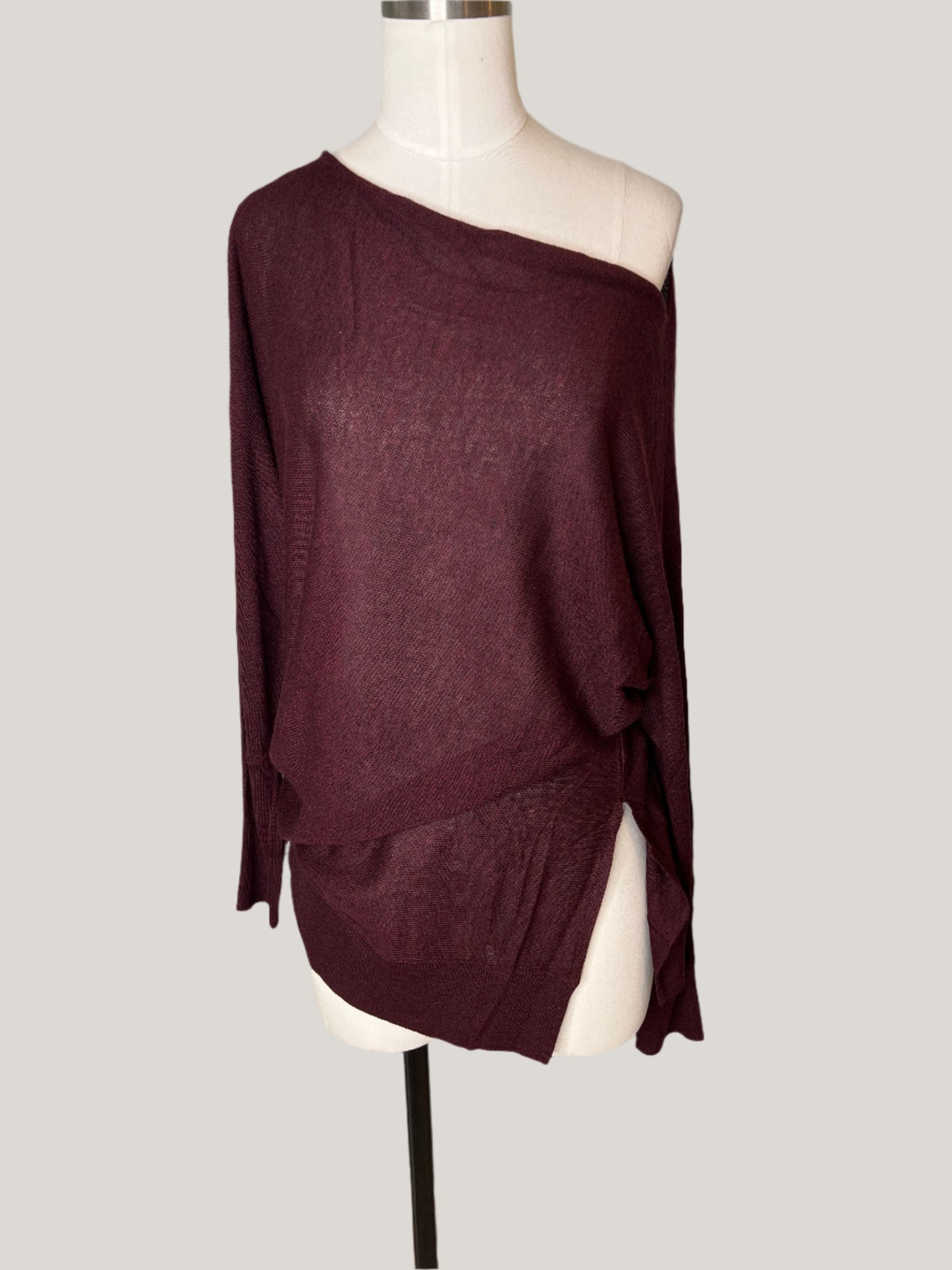 Meo Cozy Knit Plum Viscose Set