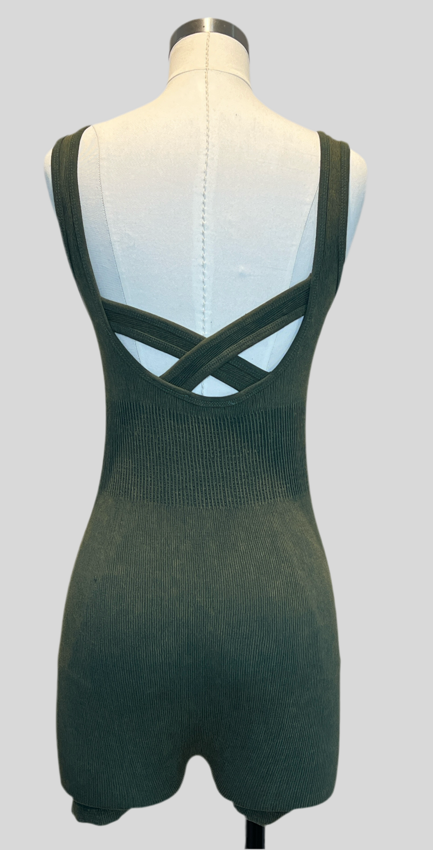 Open Heart Sage Jumpsuit