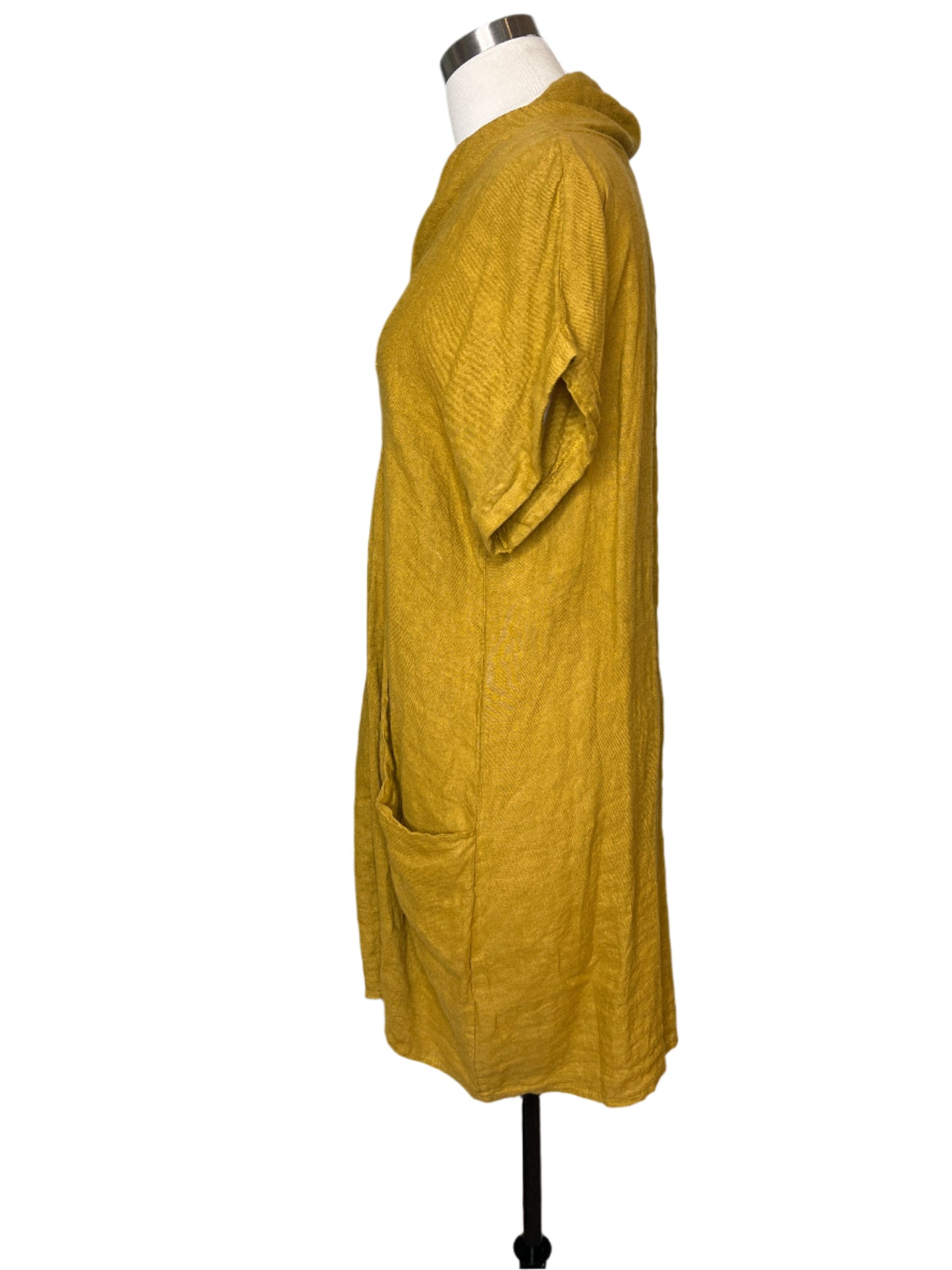 Be Golden Linen Dress