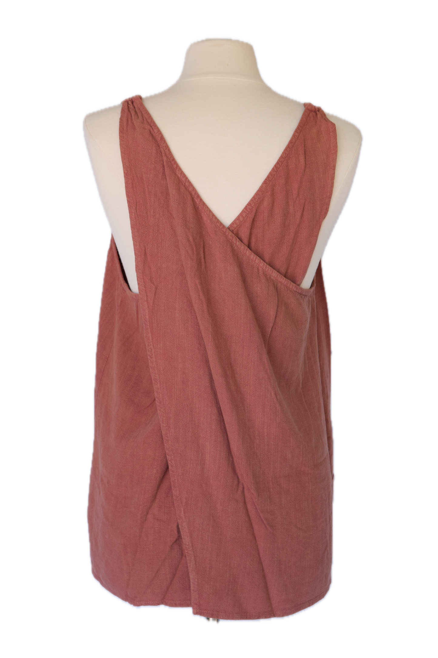 Starlight Red Bean Twist Back Tank (Curvy)