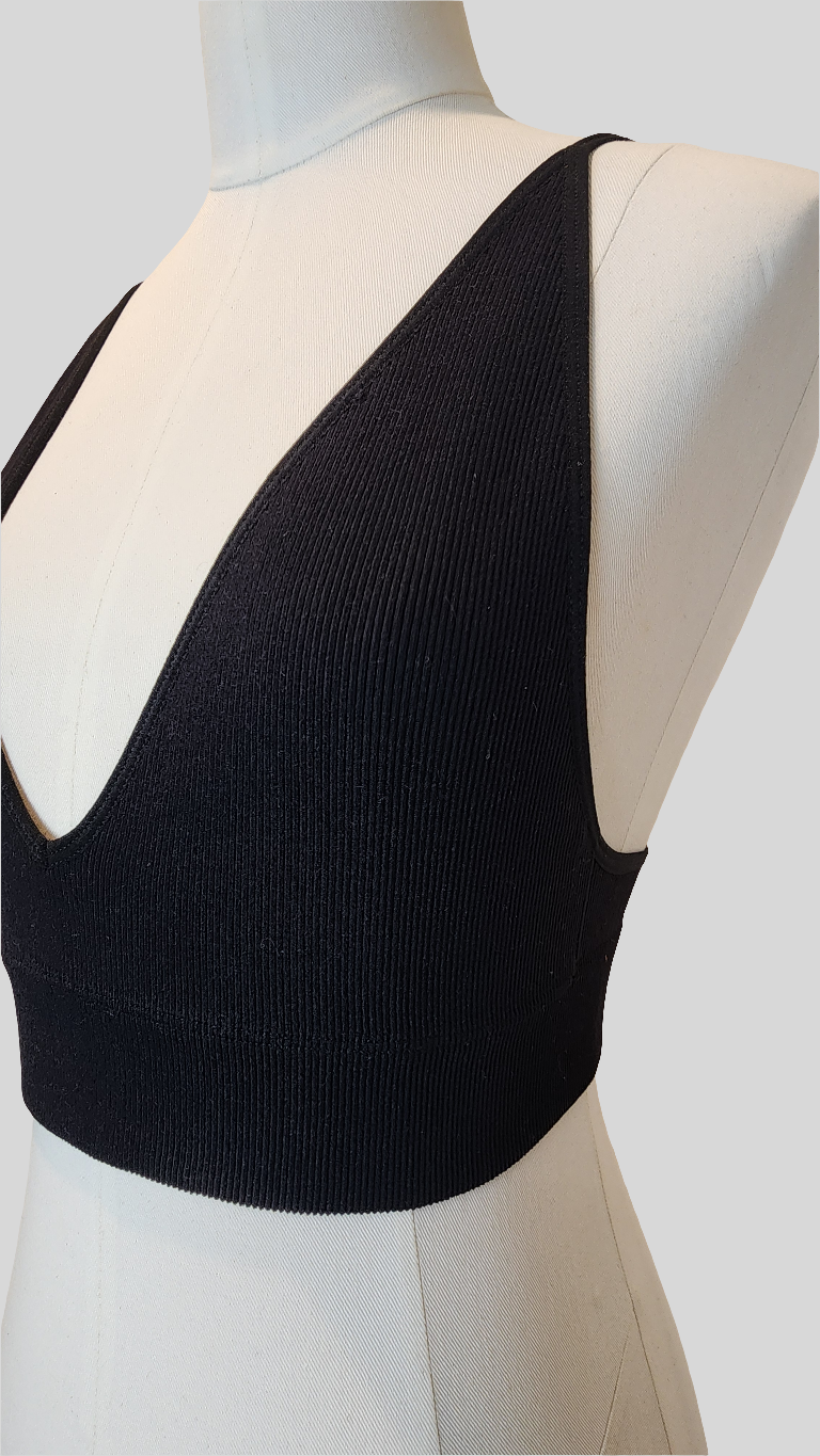 Ava Black Strap Brami