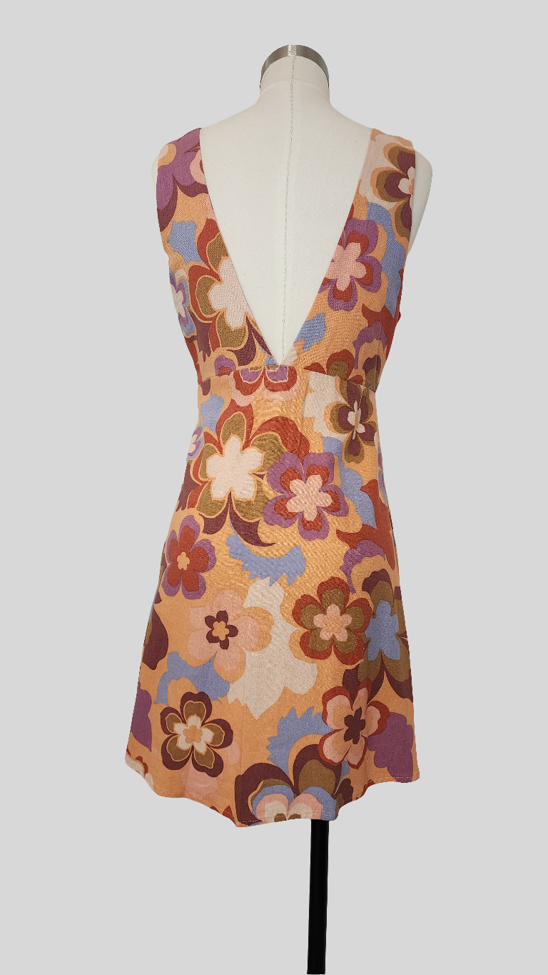 Apricot Crush MIDI Dress