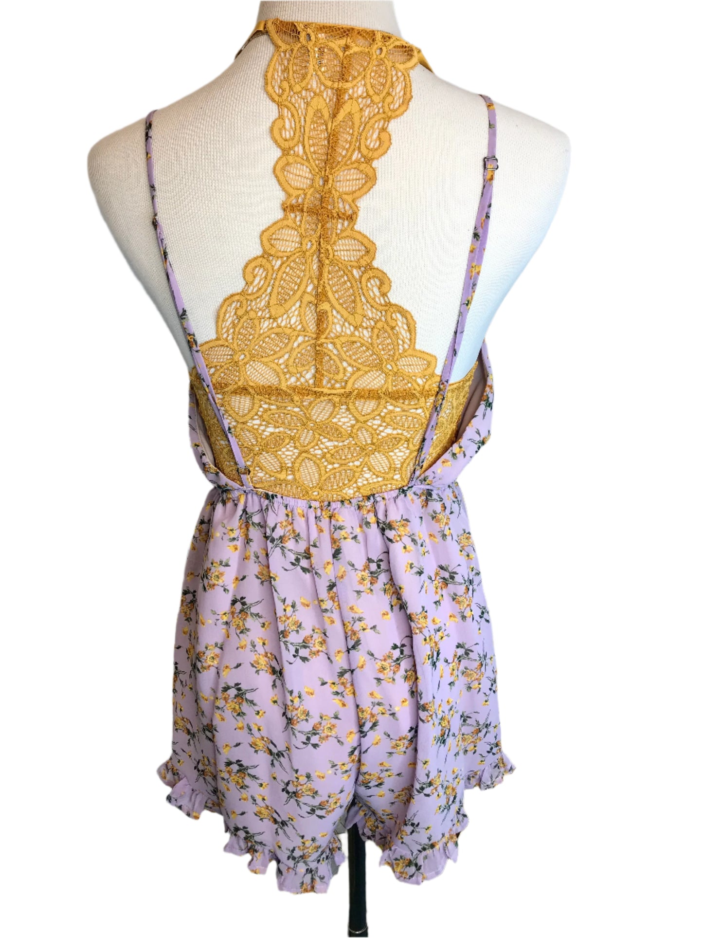 Lavender Fields Romper
