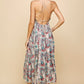 Island Taupe Jade Bared Back Dress
