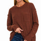 Josie Dark Rust Sweater