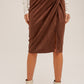 Lawson Vegan Suede Twist Pencil Skirt
