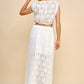 Blissful White Eyelit Cotton Set