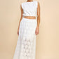 Blissful White Eyelit Cotton Set