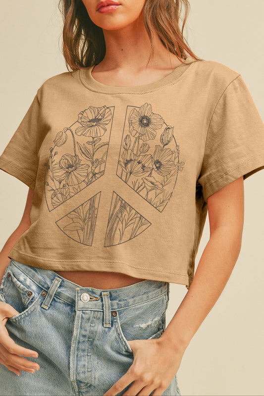 Flower Peace Kelp Tee