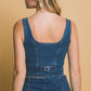 Vivian Denim Top