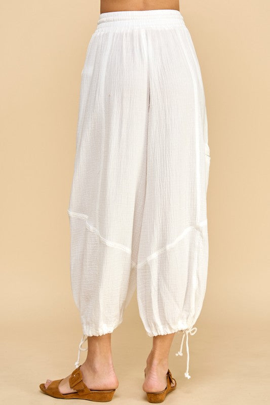 Step By Step White Pants