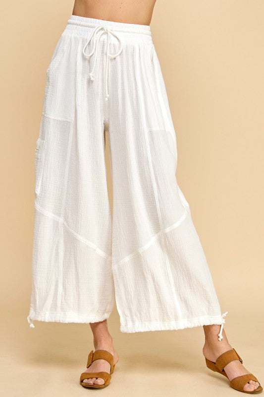 Step By Step White Pants
