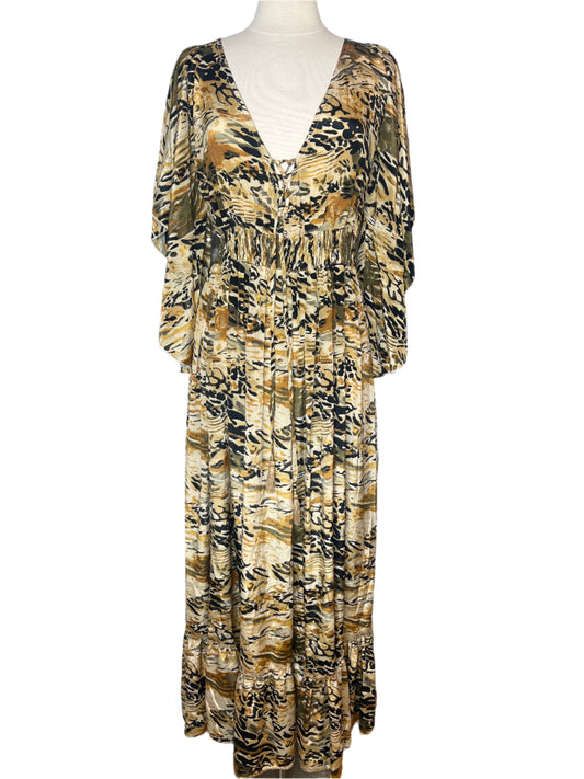 Boho Flutter Sleeve Dress
