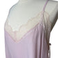 Mauve Satin Lace Tank