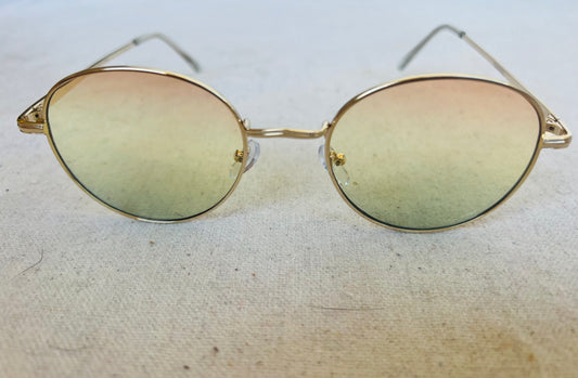 Blessed Orange/Green Ombré Sunglasses