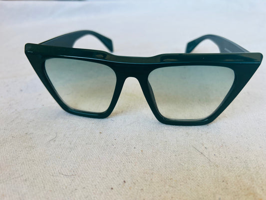 Linear Path Green Sunglasses