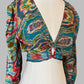 Jezza Printed Open Back Reversible Top