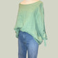 Faye Light Teal 100% Linen Top