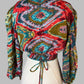 Jezza Printed Open Back Reversible Top