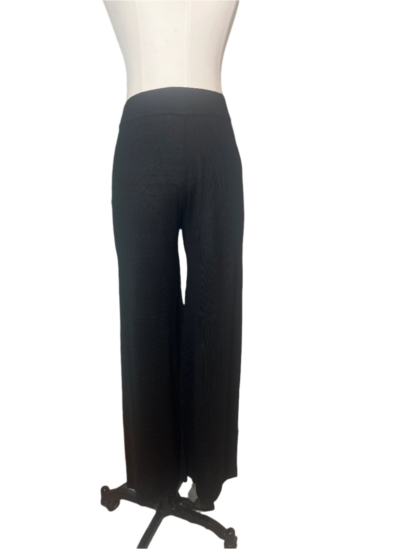 Meo Black Viscose Knit Set