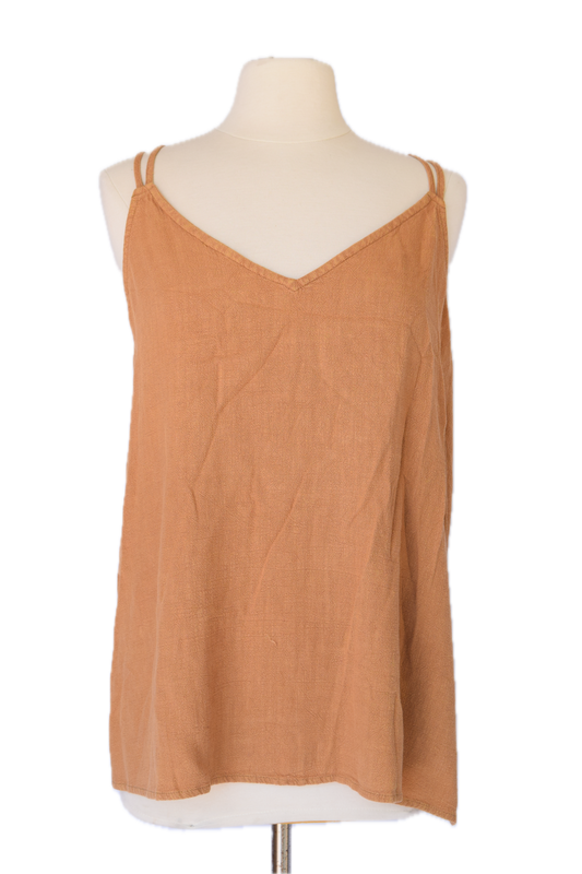 Starlight Caramel Twist Back Tank (Curvy)