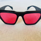 Linear Path Black/Red Sunglasses