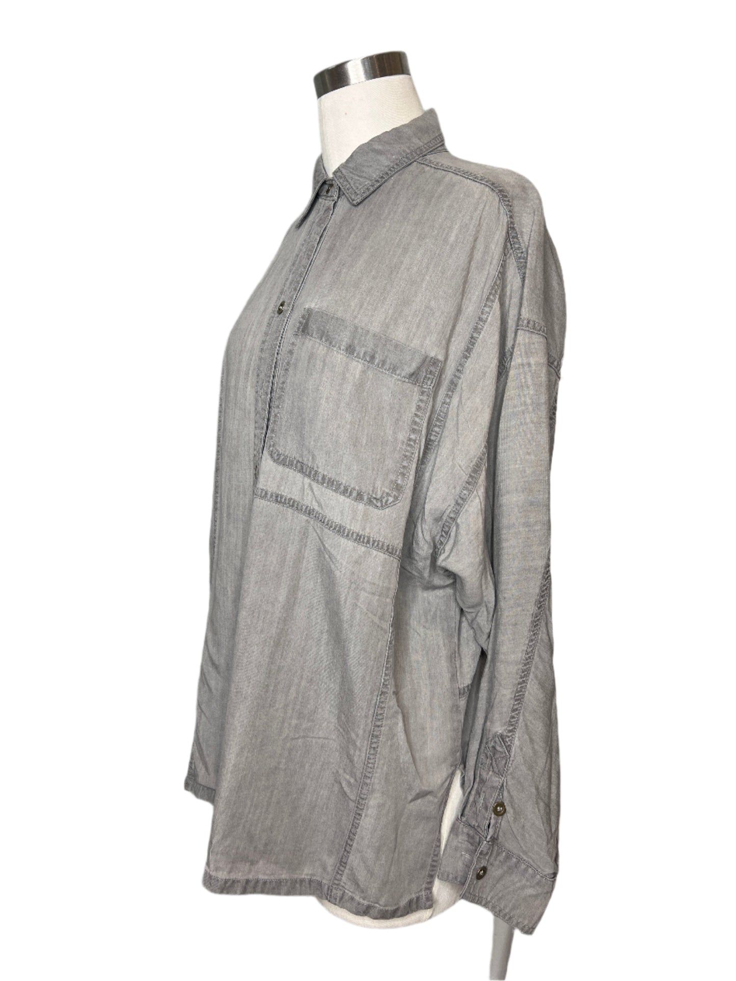 Tyler Grey Button Down