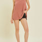 Starlight Red Bean Twist Back Tank (Curvy)