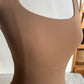 Olivia Coconut Seamless Square Neck Tank