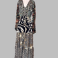Amanda Patchwork Long Dress