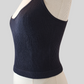 Emma Black Thick Rib Tank