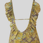 Snake Print Ruffle Back Dress