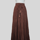 Beach Boho Brown Skirt