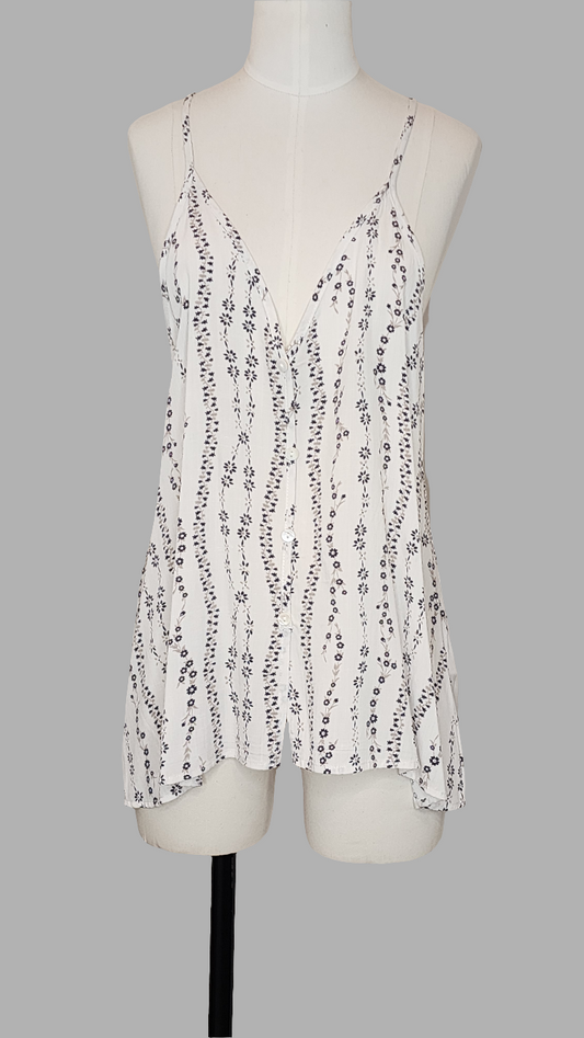 Isabella Grey Floral Top