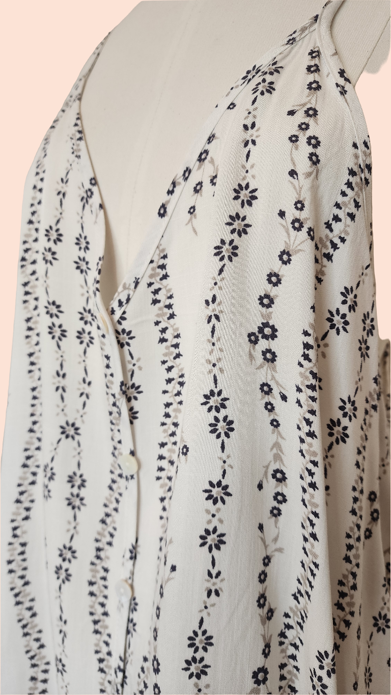 Isabella Grey Floral Top