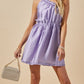 Jennifer Lavender One-Shoulder Dress
