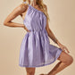 Jennifer Lavender One-Shoulder Dress