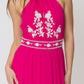 Turn The Page Hot Pink Maxi Dress