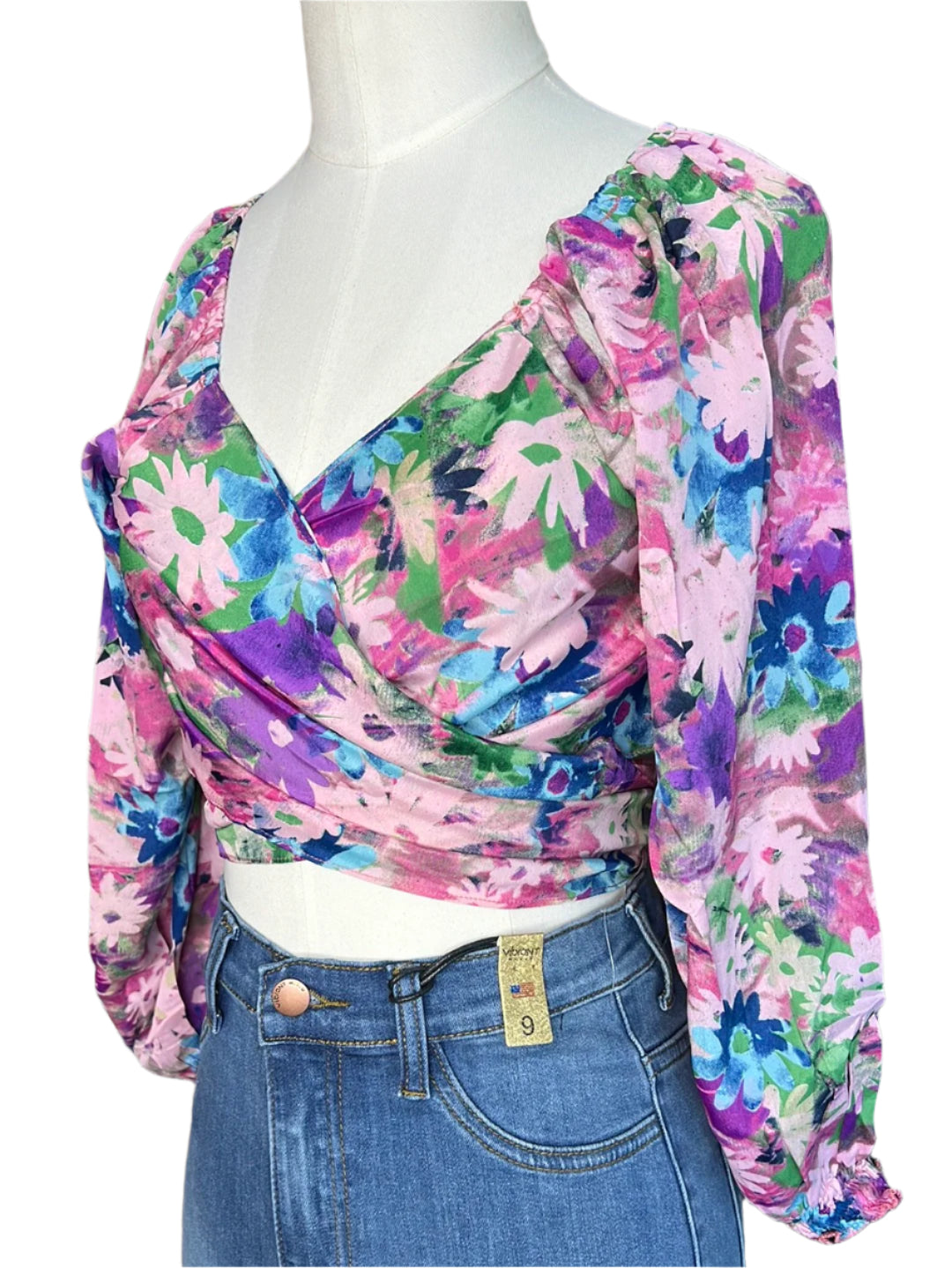 Drive Me Wrap Top
