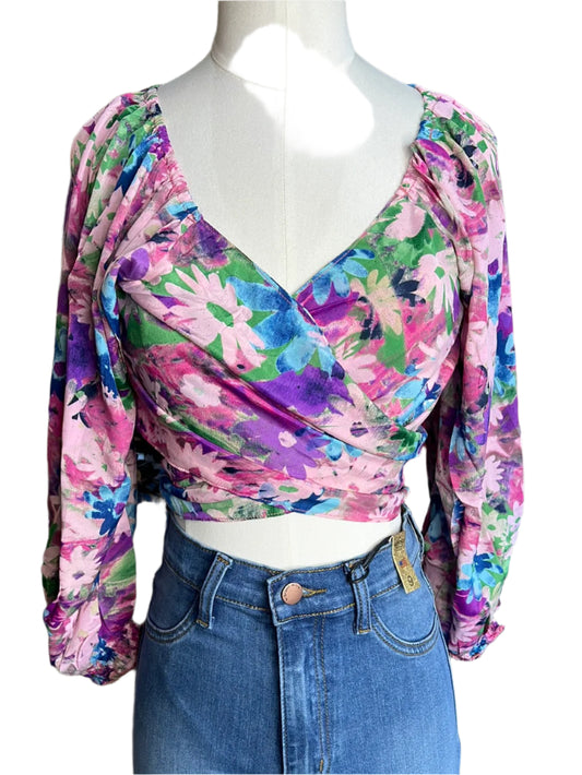 Drive Me Wrap Top